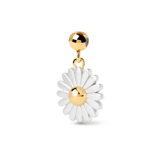 PDPAOLA⢠at Zales Daisy Bead Charm in Sterling Silver with 18K Gold Plate