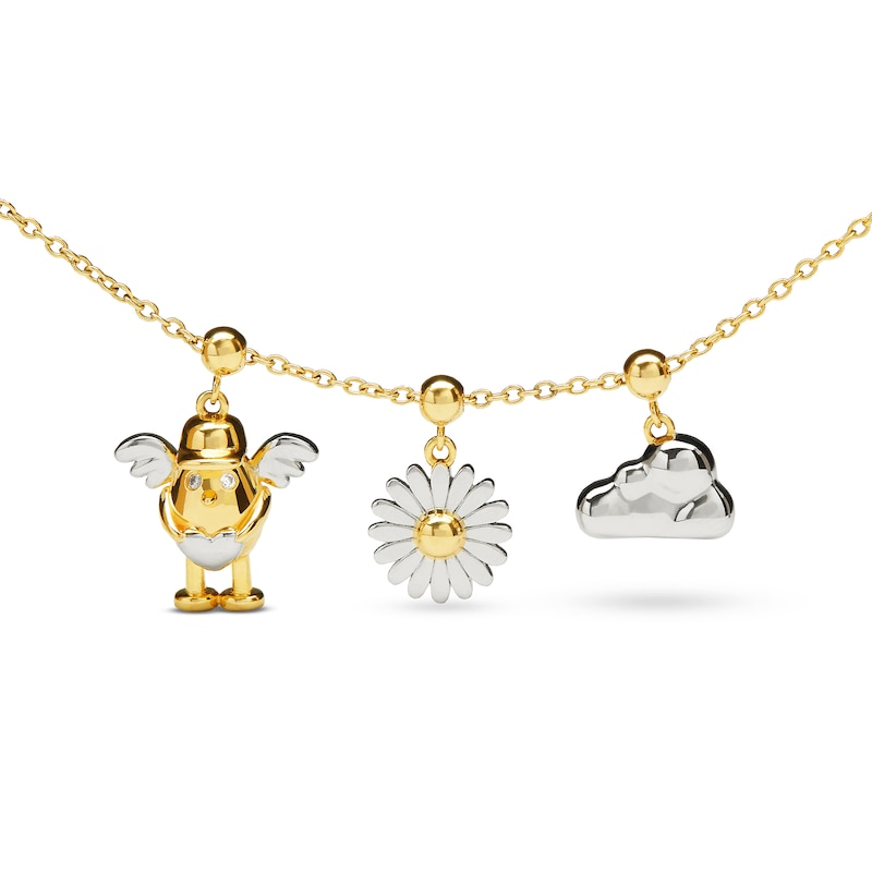 Main Image 3 of PDPAOLA™ at Zales Daisy Bead Charm in Sterling Silver with 18K Gold Plate