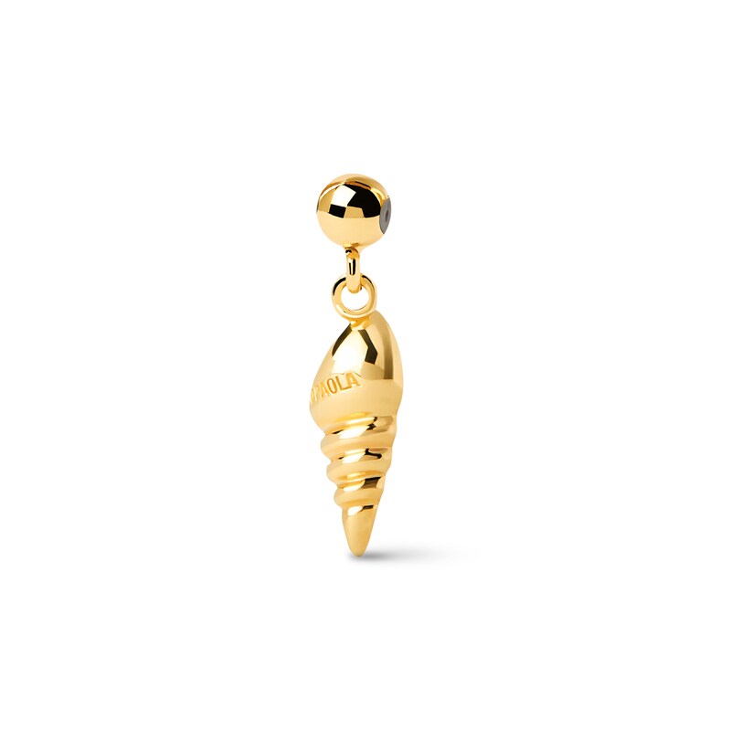 Main Image 1 of PDPAOLA™ at Zales Shell Bead Charm in Sterling Silver with 18K Gold Plate