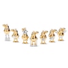 Thumbnail Image 2 of PDPAOLA™ at Zales Cubic Zirconia Artist Bead Charm in Sterling Silver with 18K Gold Plate