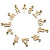 Thumbnail Image 2 of PDPAOLA™ at Zales Cubic Zirconia Taurus Zodiac Sign Bead Charm in Sterling Silver with 18K Gold Plate