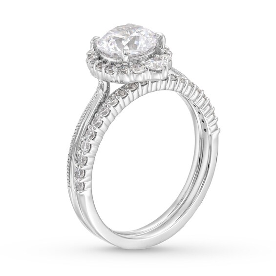 2 CT. T.w. Diamond Marquise-Shaped Frame Bridal Set in 14K White Gold