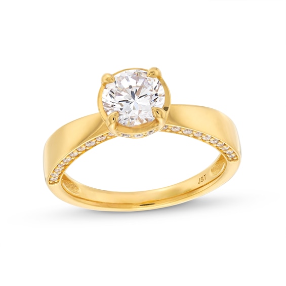 1-1/3 CT. T.w. Certified Lab-Grown Diamond Solitaire Engagement Ring in 14K Gold (F/Vs2)