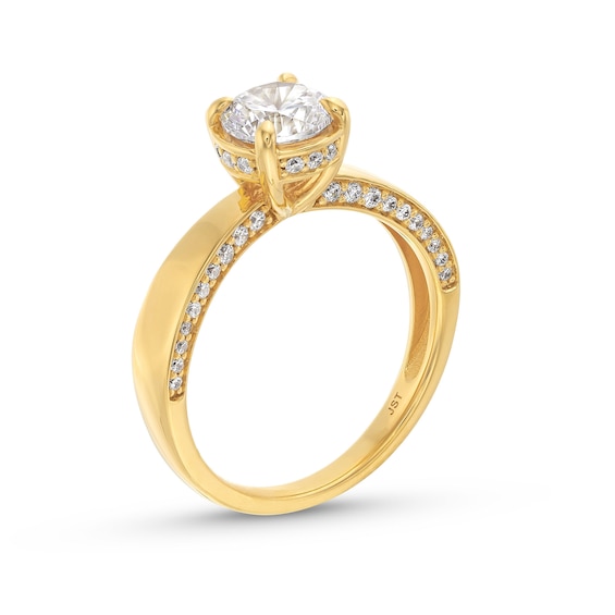 1-1/3 CT. T.w. Certified Lab-Grown Diamond Solitaire Engagement Ring in 14K Gold (F/Vs2)