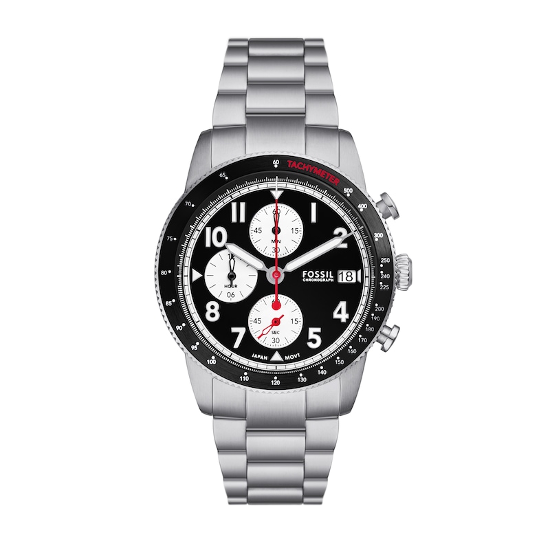 Main Image 1 of Men’s Fossil Sport Tourer Chronograph Watch with Black Dial (Model: FS6045)