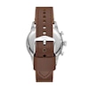 Thumbnail Image 2 of Men’s Fossil Sport Tourer Brown Leather Strap Chronograph Watch with Cream Dial (Model: FS6042)