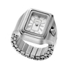 Thumbnail Image 1 of Ladies’ Fossil Raquel Ring Watch with Rectangular Silver-Tone Sunray Dial (Model: ES5344)