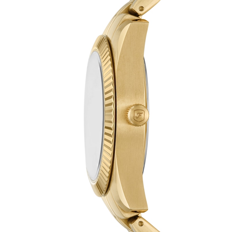 Main Image 3 of Ladies’ Fossil Scarlette Gold-Tone IP Watch with Gold-Tone Sunray Dial (Model: ES5338)