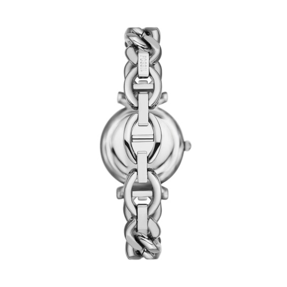 Ladies’ Fossil Carlie Watch with Silver-Tone Sunray Dial (Model: Es5331)