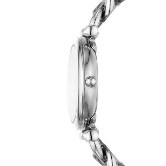 Ladies’ Fossil Carlie Watch with Silver-Tone Sunray Dial (Model: Es5331)