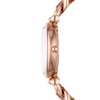 Thumbnail Image 3 of Ladies’ Fossil Carlie Rose-Tone IP Watch with Silver-Tone Sunray Dial (Model: ES5330)