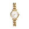 Thumbnail Image 1 of Ladies’ Fossil Carlie Gold-Tone IP Watch with Silver-Tone Sunray Dial (Model: ES5329)