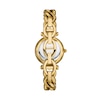 Thumbnail Image 2 of Ladies’ Fossil Carlie Gold-Tone IP Watch with Silver-Tone Sunray Dial (Model: ES5329)