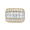 Thumbnail Image 2 of 5 CT. T.W. Certified Lab-Created Diamond Multi-Row Ring in 10K Gold (F/SI2)