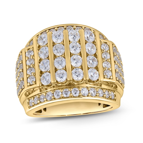 4 CT. T.w. Certified Lab-Grown Diamond Multi-Row Column Ring in 10K Gold (F/Si2)