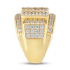 Thumbnail Image 2 of 4 CT. T.W. Certified Lab-Grown Diamond Multi-Row Column Ring in 10K Gold (F/SI2)