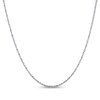 Thumbnail Image 1 of 2.2mm Diamond-Cut Singapore Chain Necklace in Solid Sterling Silver - 20"