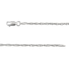 Thumbnail Image 2 of 2.2mm Diamond-Cut Singapore Chain Necklace in Solid Sterling Silver - 20"