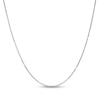 Thumbnail Image 1 of 1.2mm Diamond-Cut Box Chain Necklace in Solid Sterling Silver - 18"