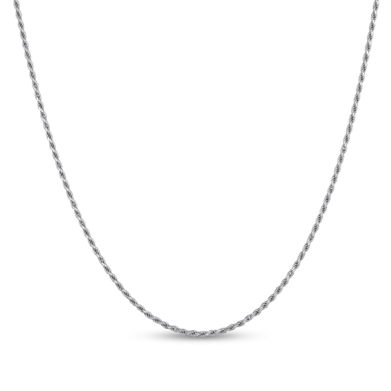 2.0mm Diamond-Cut Rope Chain Necklace in Solid Sterling Silver - 20"