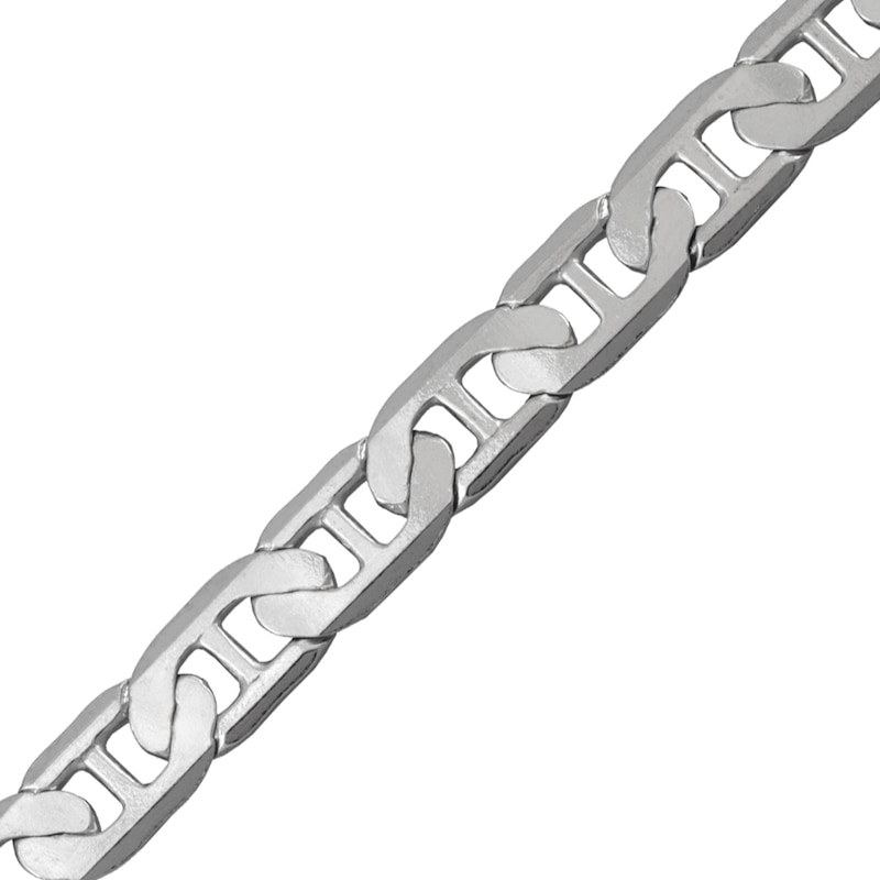 Main Image 3 of 4.8mm Diamond-Cut Mariner Chain Necklace in Solid Sterling Silver - 20&quot;