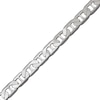 Thumbnail Image 3 of 3.9mm Diamond-Cut Mariner Chain Necklace in Solid Sterling Silver - 18"