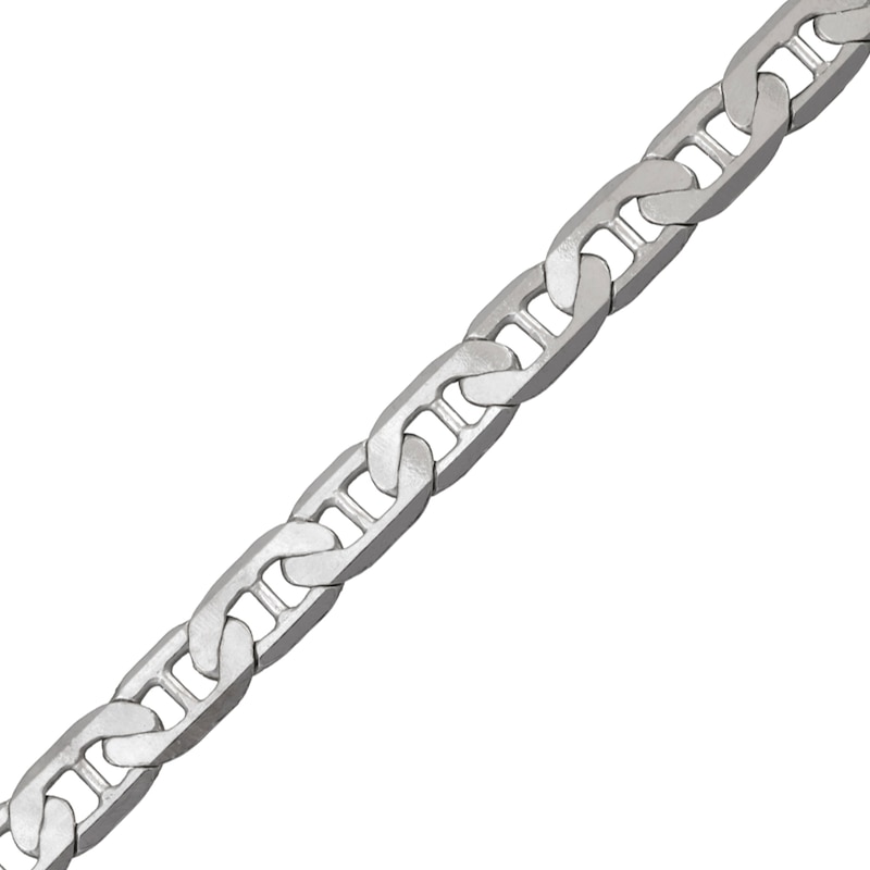 Main Image 3 of 3.9mm Diamond-Cut Mariner Chain Necklace in Solid Sterling Silver - 18"
