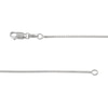 Thumbnail Image 2 of 1.0mm Diamond-Cut Box Chain Necklace in Solid Sterling Silver - 20"