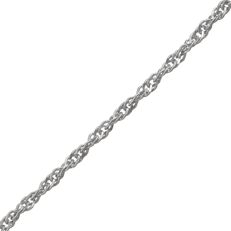 Main Image 3 of 2.0mm Diamond-Cut Singapore Chain Necklace in Solid Sterling Silver - 20"