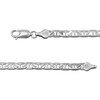 Thumbnail Image 2 of 4.8mm Diamond-Cut Mariner Chain Necklace in Solid Sterling Silver - 24"