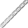 Thumbnail Image 3 of 4.8mm Diamond-Cut Mariner Chain Necklace in Solid Sterling Silver - 24"