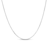 Thumbnail Image 1 of 1.0mm Diamond-Cut Box Chain Necklace in Solid Sterling Silver - 16"