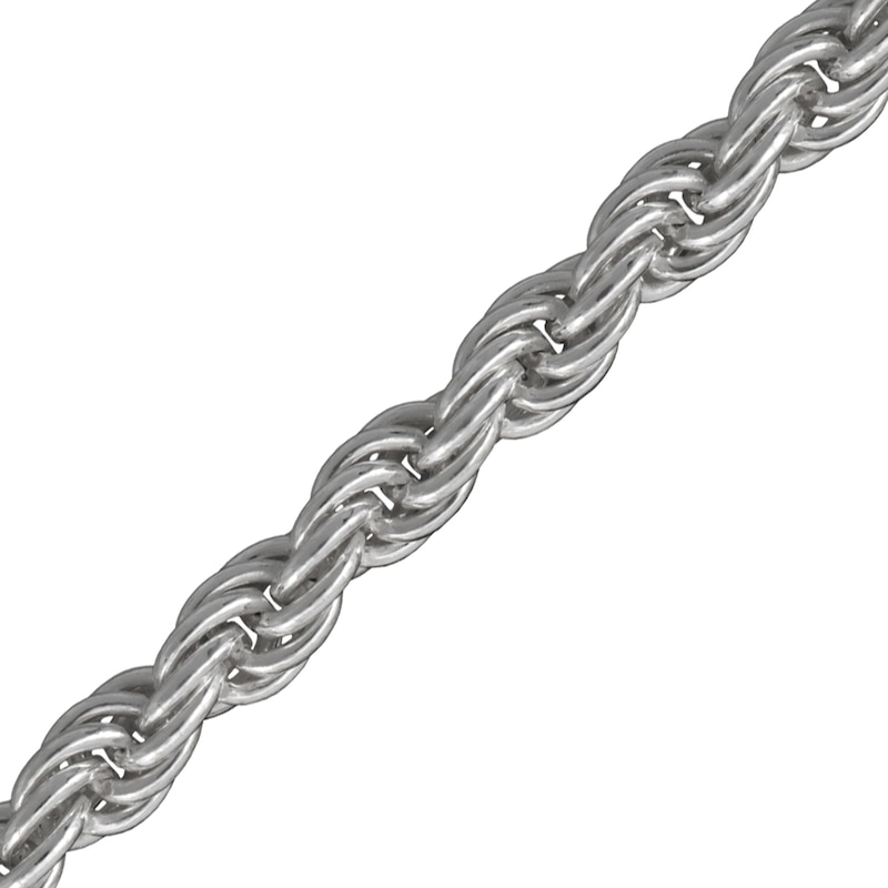 Main Image 3 of 2.5mm Rope Chain Necklace in Solid Sterling Silver - 22"