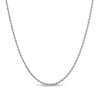 Thumbnail Image 1 of 2.5mm Rope Chain Necklace in Solid Sterling Silver - 20"