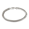 Thumbnail Image 0 of 8.5mm Diamond-Cut Cuban Curb Chain Bracelet in Solid Sterling Silver - 8.5"