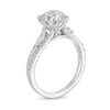 Thumbnail Image 3 of 2-1/3 CT. T.W. Certified Lab-Grown Diamond Leaf-Sides Split Shank Engagement Ring in 14K White Gold (F/VS2)