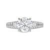 Thumbnail Image 4 of 2-1/3 CT. T.W. Certified Lab-Grown Diamond Leaf-Sides Split Shank Engagement Ring in 14K White Gold (F/VS2)