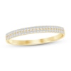 Thumbnail Image 1 of 1/10 CT. T.W. Diamond Double Row Stackable Anniversary Band in 10K Gold