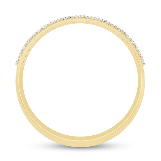 1/10 CT. T.w. Diamond Double Row Stackable Anniversary Band in 10K Gold