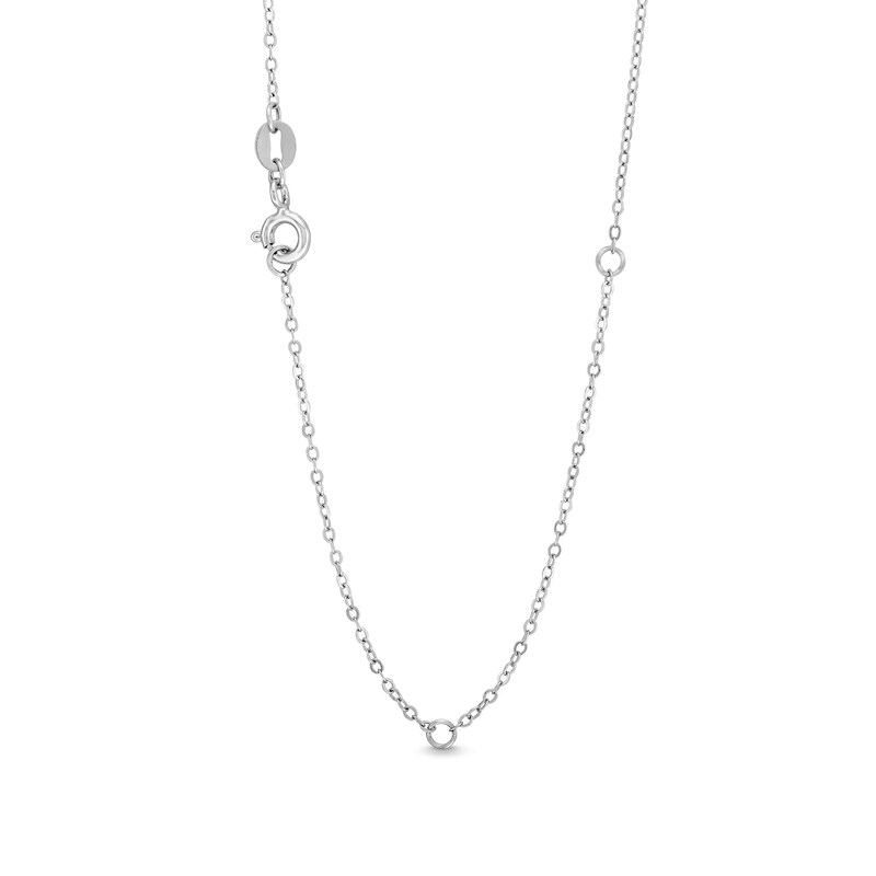 Button Cultured Freshwater Pearl Solitaire Beaded Frame Necklace and Stud Earrings Set in Sterling Silver - 20"