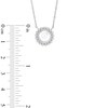 Thumbnail Image 4 of Button Freshwater Cultured Pearl Solitaire Beaded Frame Necklace and Stud Earrings Set in Sterling Silver-20"