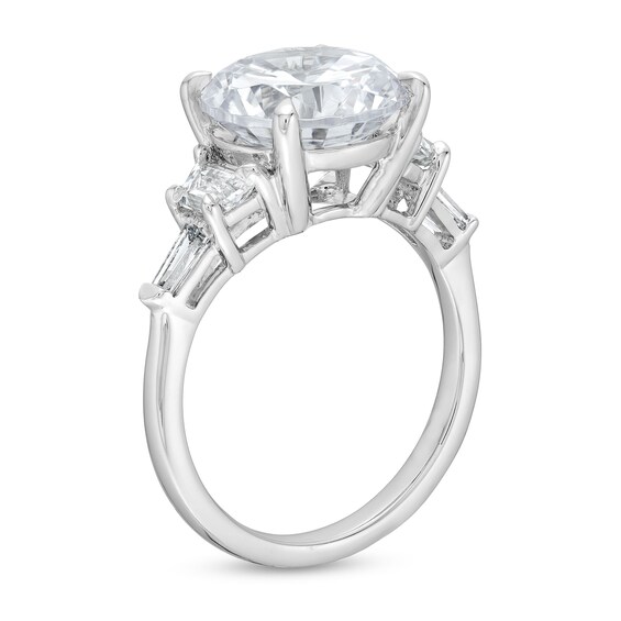 5-3/4 CT. T.w. Certified Lab-Grown Diamond Engagement Ring in 14K White Gold (F/Vs2)