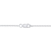 Thumbnail Image 2 of 1/2 CT. T.W. Baguette- and Round-Cut Diamond Station Necklace in 10K White Gold - 18”