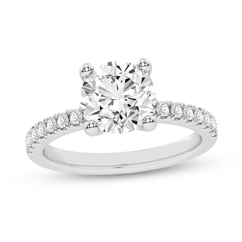 2-1/4 CT. T.W. Certified Lab-Created Diamond Engagement Ring in 14K White Gold (I/SI2)