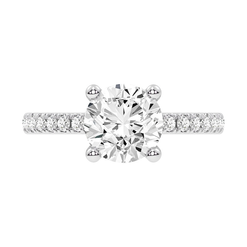 2-1/4 CT. T.W. Certified Lab-Created Diamond Engagement Ring in 14K White Gold (I/SI2)