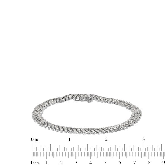 4 CT. T.w. Certified Lab-Grown Diamond Chevron Link Bracelet in 14K Gold (F/Si2