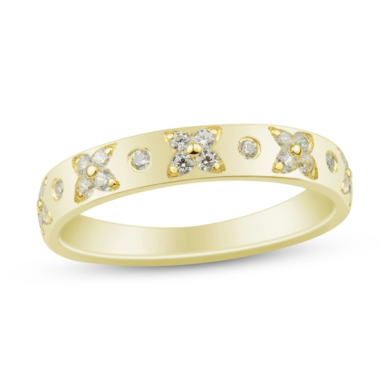 1/4 CT. T.w. Diamond Art Deco Anniversary Band in 14K Gold