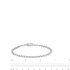 Thumbnail Image 3 of 3-1/3 CT. T.W. Pear-Shaped Certified Lab-Created Diamond Tennis Bracelet in 14K White Gold (F/SI2)