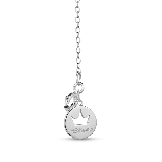 Collectorâs Edition Enchanted Disney Sleeping Beauty 65th Anniversary Flower Pendant in Sterling Silver and Rose Gold