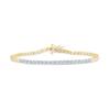 Thumbnail Image 0 of 1/5 CT. T.W. Diamond Line Bracelet in 10K Gold